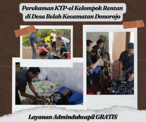 Pelayanan Jemput Bola Bagi Kelompok Rentan di Desa Belah Kecamatan Donorojo